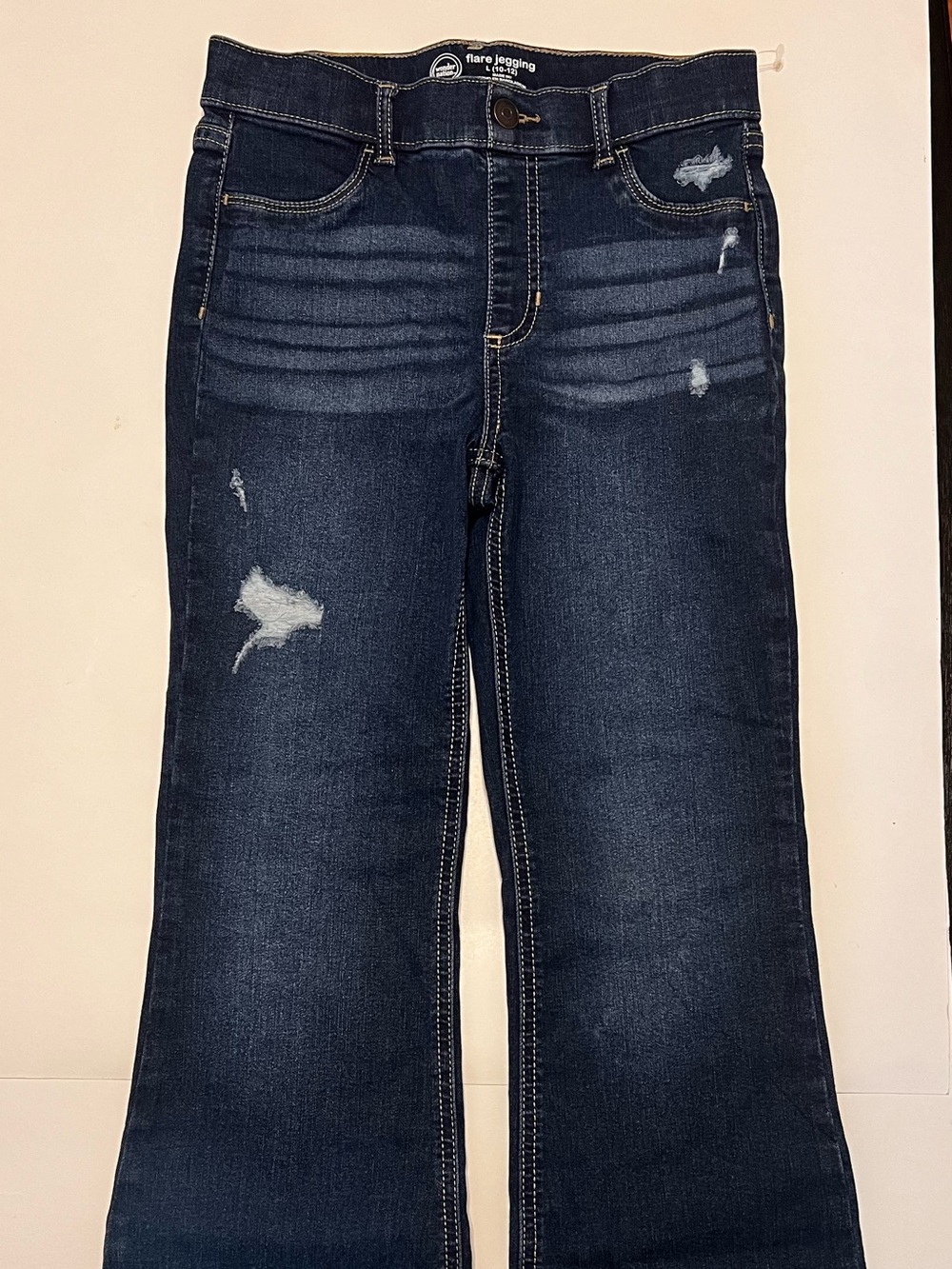 Flare Jegging Dark Blue kids Jeans size L 10-12